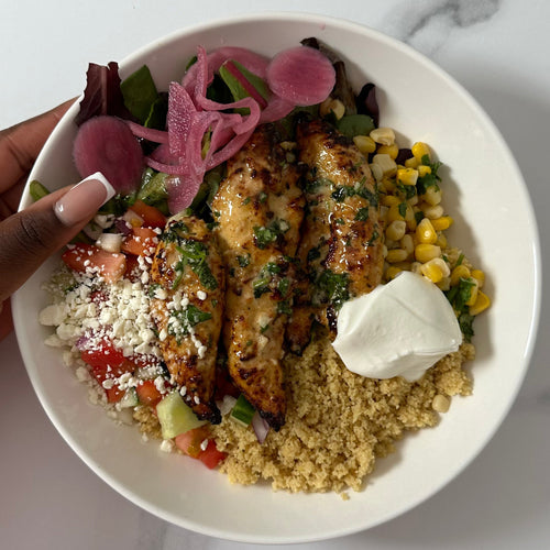GARLIC BUTTER CHICKEN BOWL